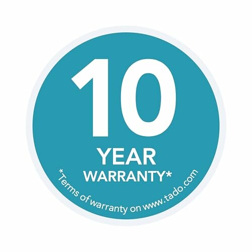10 year warranty badge