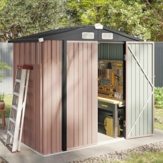 Aoxun 6x4ft Garden Shed