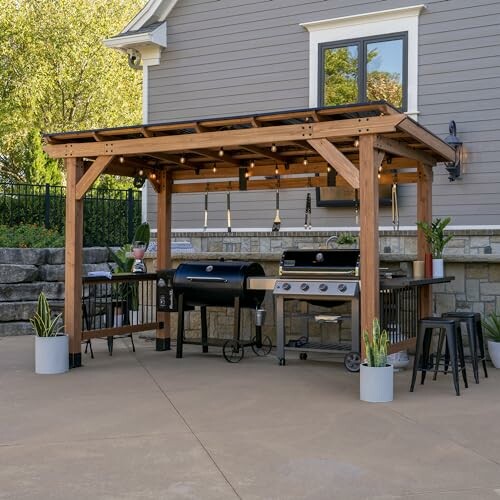 Backyard Discovery Saxony XL BBQ Gazebo