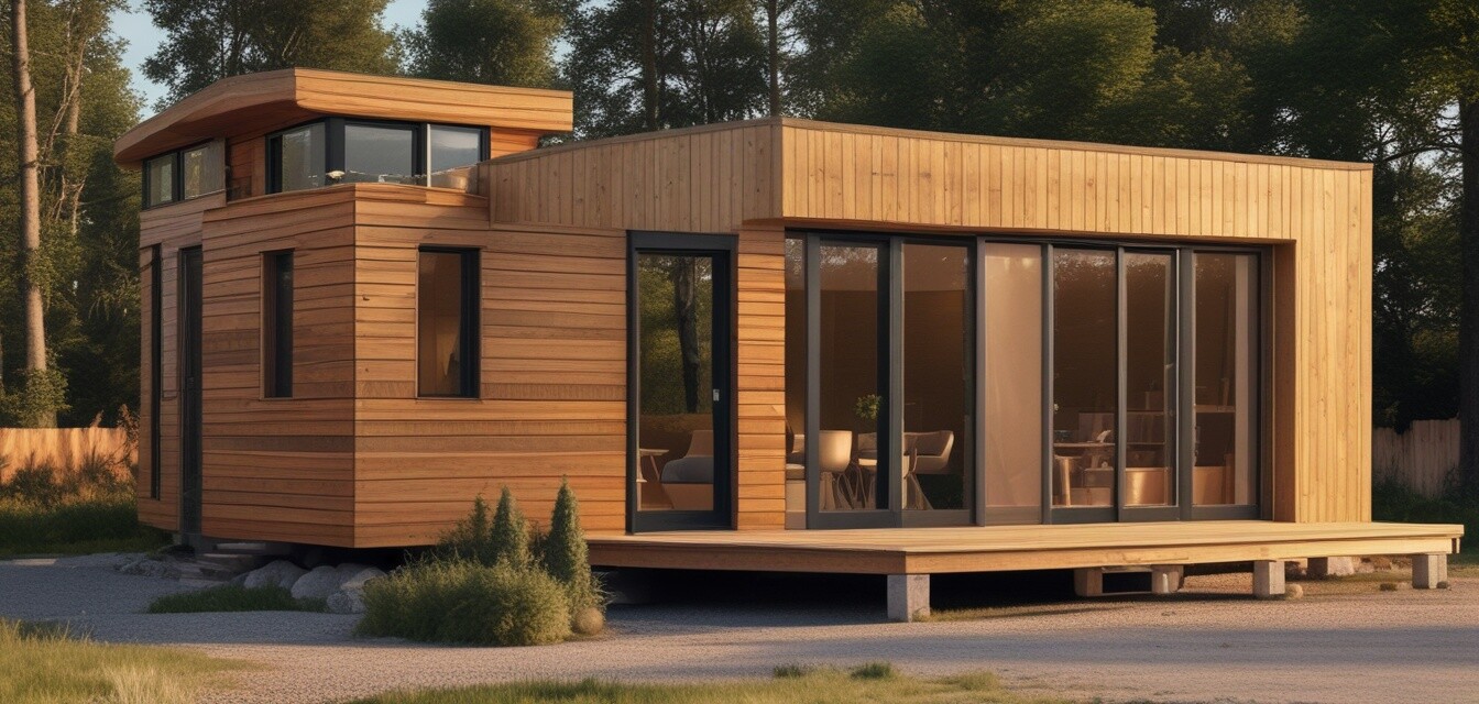 Sustainable tiny prefab home