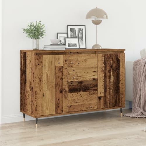 vidaXL Rustic Wood Sideboard