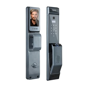 Smart lock with fingerprint and facial recognition technology