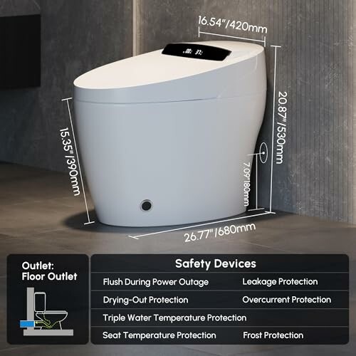 Homary Tankless Smart Toilet